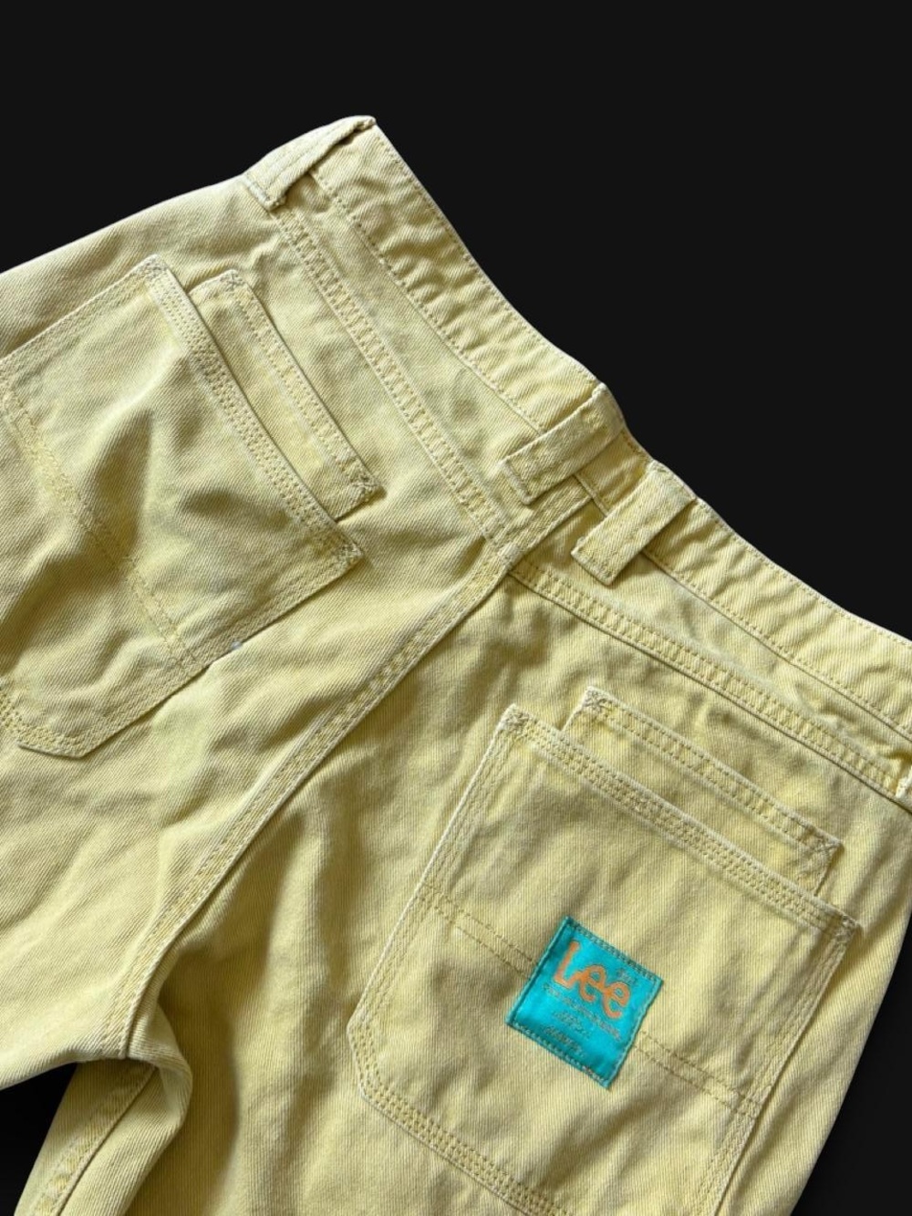 Lee Men's Yellow carpenter jeans
